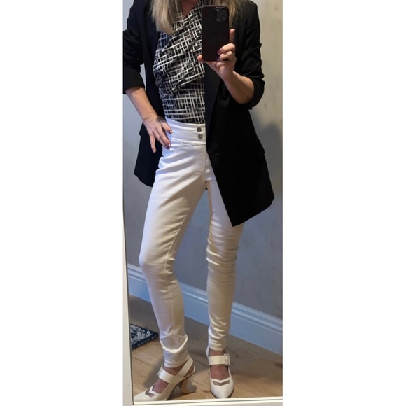 NWT-ASOS design Topshop ponte single breasted blazer in black - Picture 4 of 5